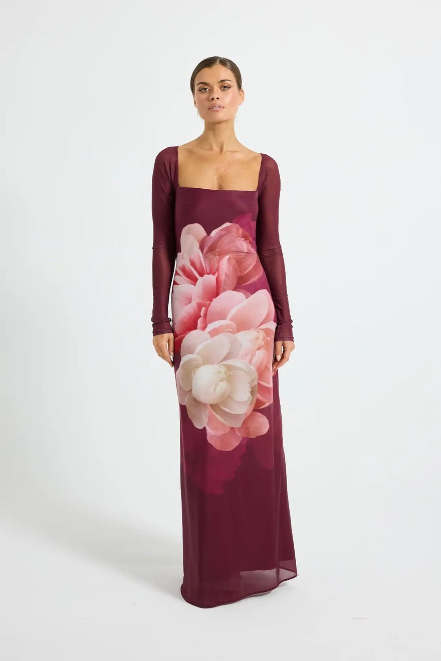 Pasduchas Dahlia Maxi Dress - Dark Cherry photo 3