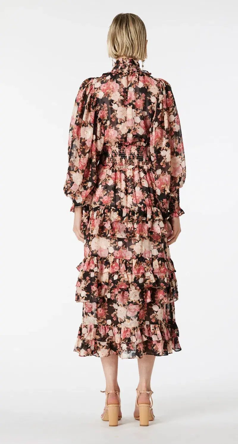 Elliatt Sonvia Maxi Dress Print Size 10 photo 2
