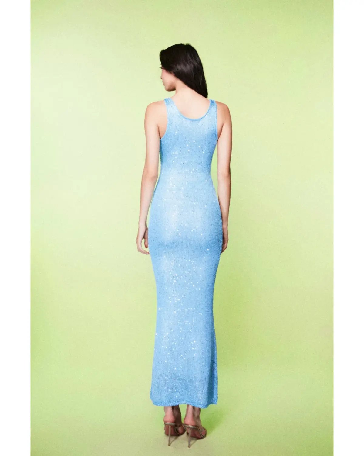 Asta Resort Ana Dress Baia Blue Sequin Size AU 10 photo 2