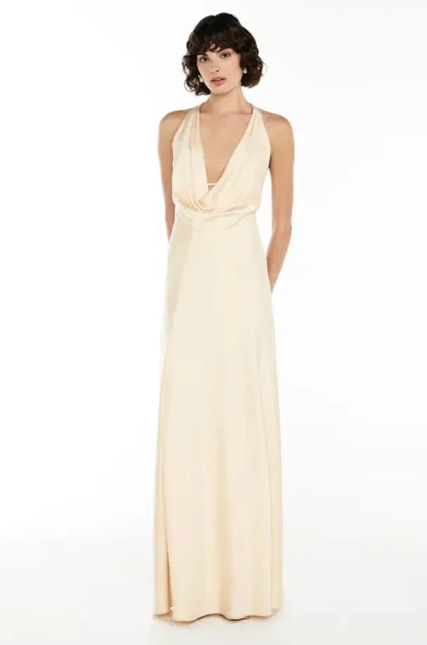Manning Cartell Charmed Cowl Slip Dress Champagne Size AU 6 photo 5