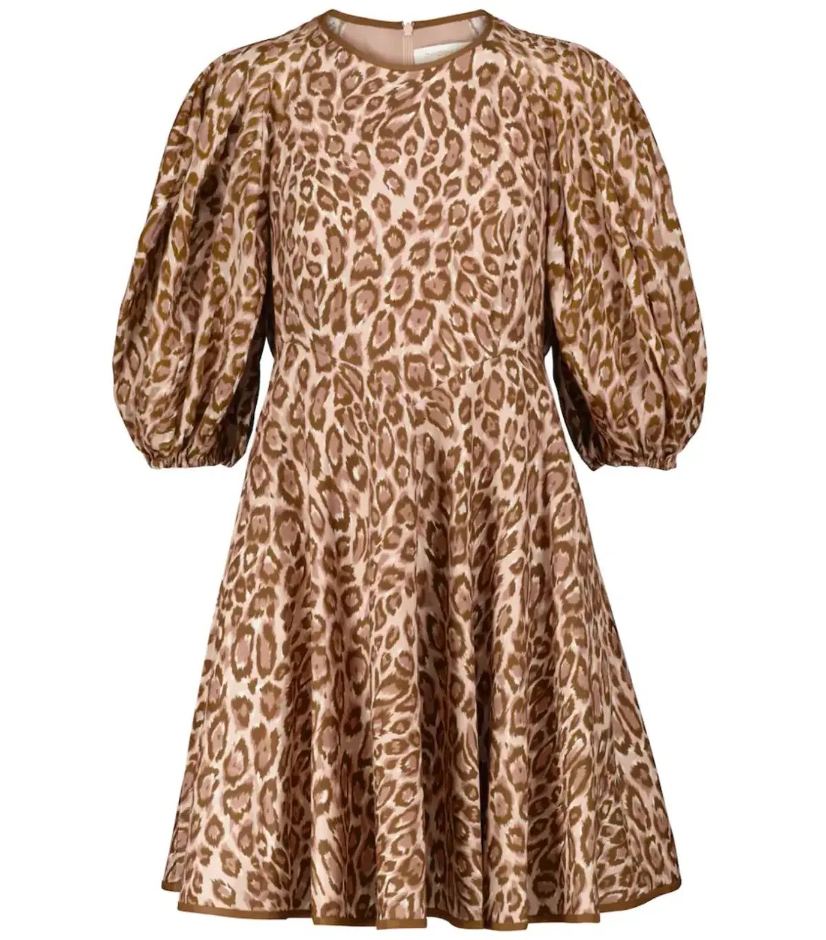 Zimmermann Concert Day Mini Dress Pink Animal Print Size 0 / AU 8 photo 3
