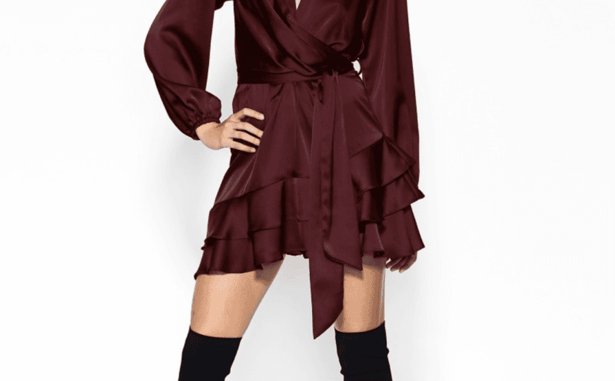 Sheike Illusion Dress Purple Size 8 photo 2