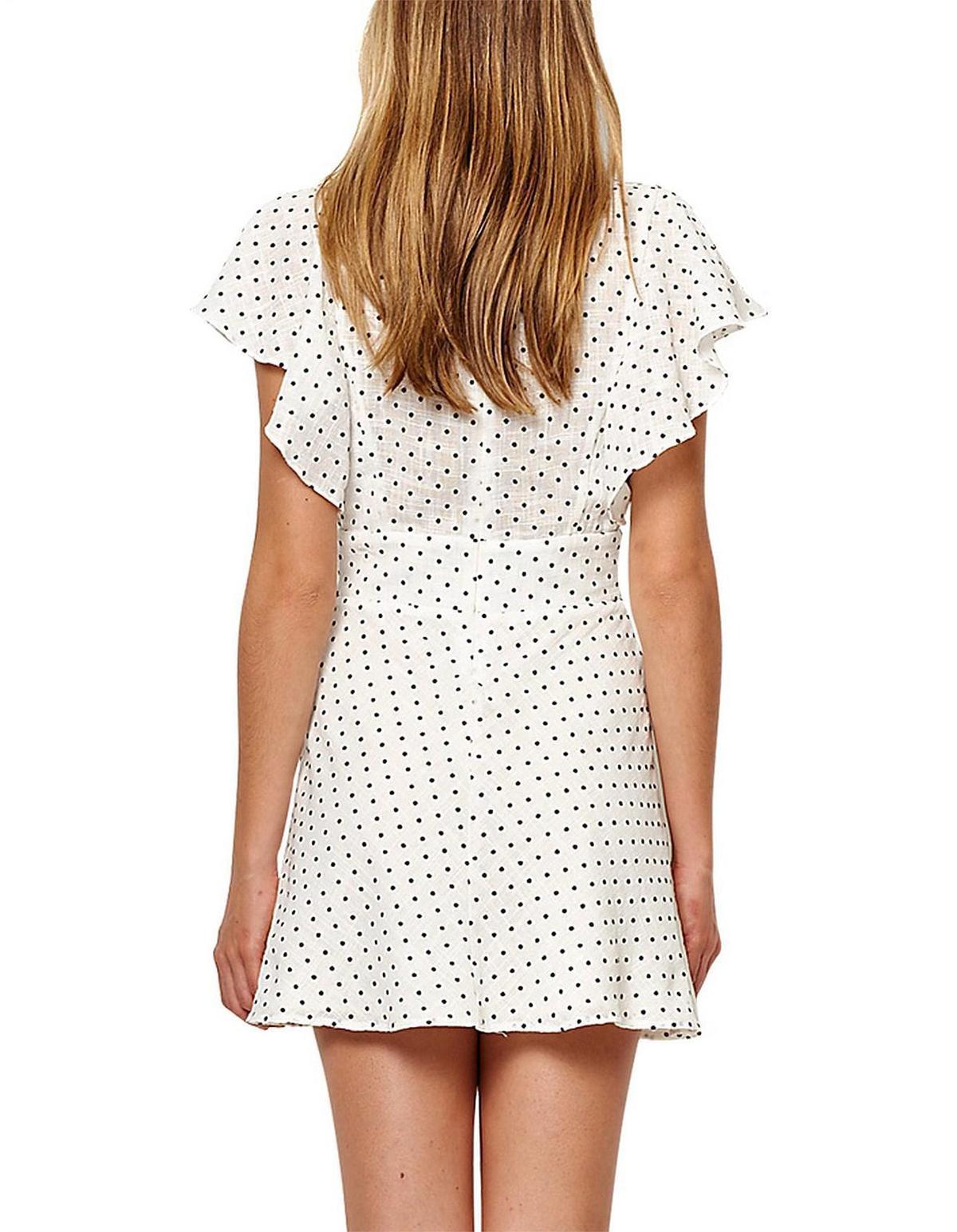 Bec & Bridge Petit Miam Plunge Dress Print Size 6 photo 2