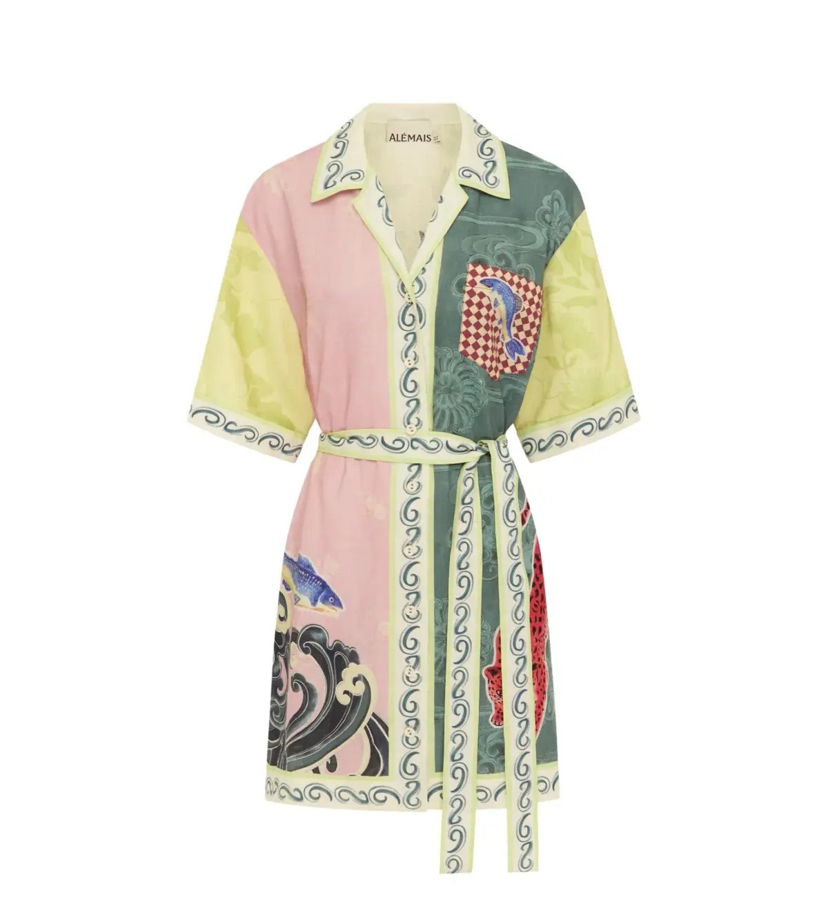 Rochester Mini Shirtdress Multi Size 10 photo 4