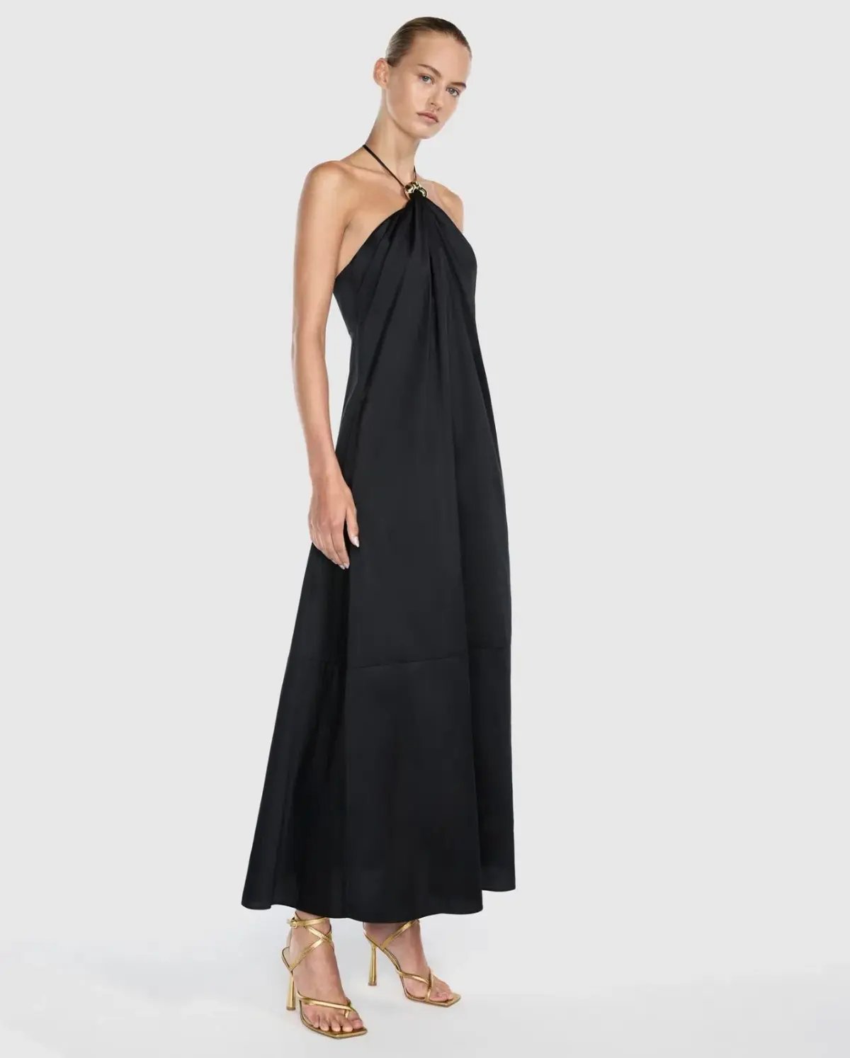 Manning Cartell Heart Lines Trapeze Maxi Dress - Black - Size 8 photo 2