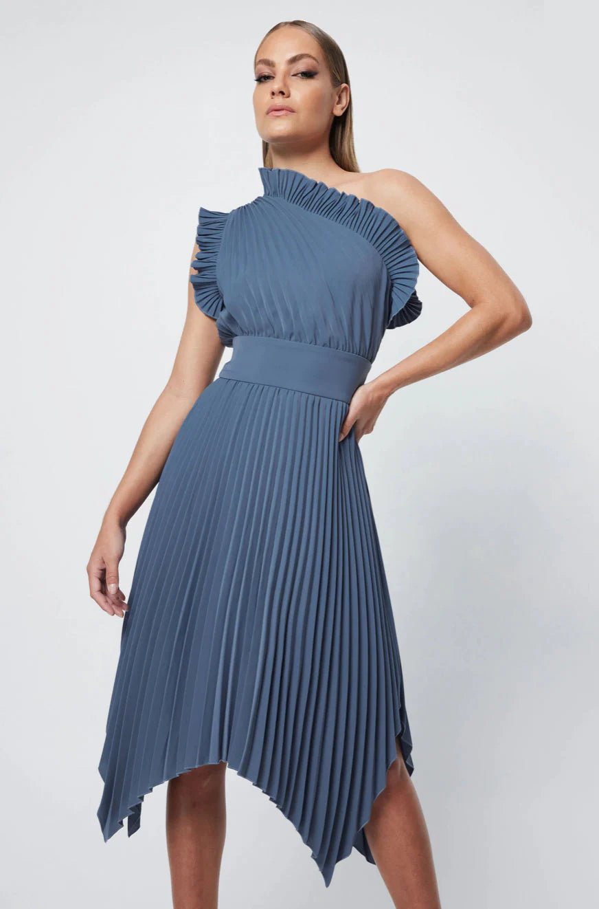 Mossman Lady Like midi dress - Blue photo 5