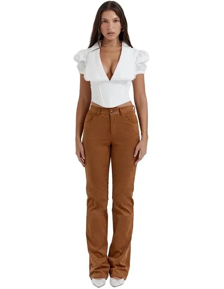 House of CB Augusta Pin Tuck Top White Size S / AU 8 photo 4