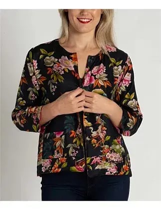 Johnny Was Ruby Jacket - Ryuu Vintage Size 12/L photo 2
