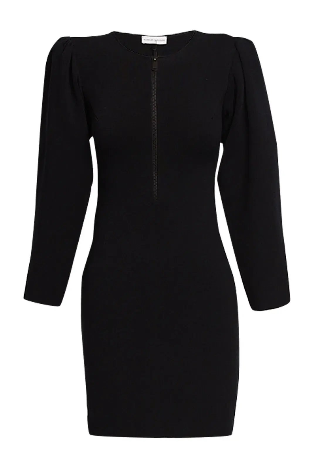 Scanlan Theodore Crepe Knit Gather Sleeve Dress Navy Size S / Au 8 photo 2