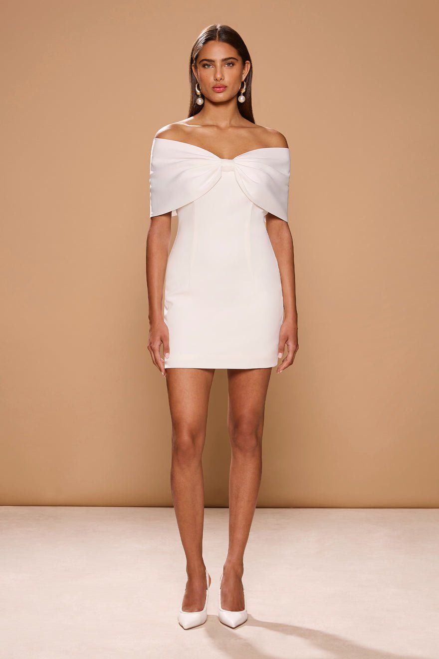 Sonya Belluno Mini Dress - White photo 4