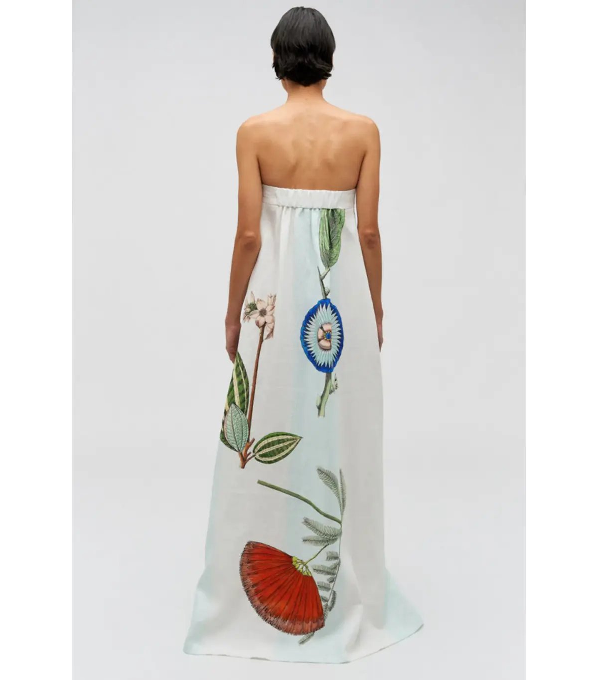 Oroton Grand Floral Gown Multi Size 12 photo 2