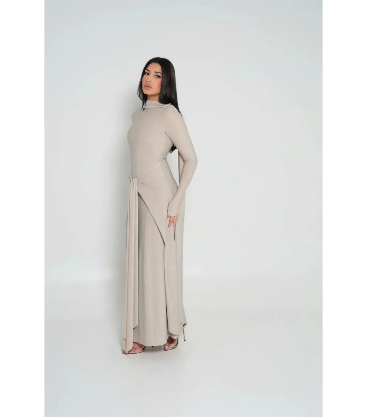 Alaía Muse Elara Maxi Dress Champagne Size S / AU 8 photo 4