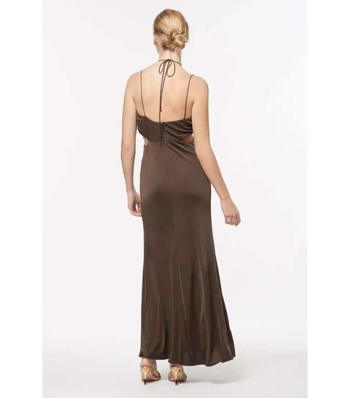 Manning Cartell Sweet Obsession Slip Dress Brown Size AU 10 photo 3