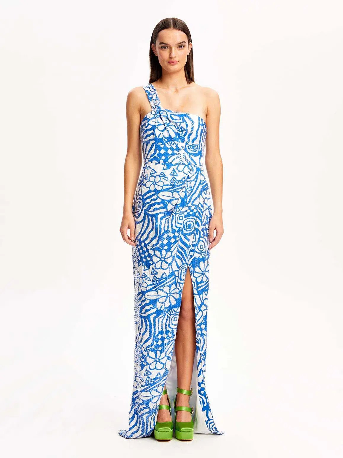 Alice McCall Daisy Daze Gown in Royal Size 8 AU photo 2