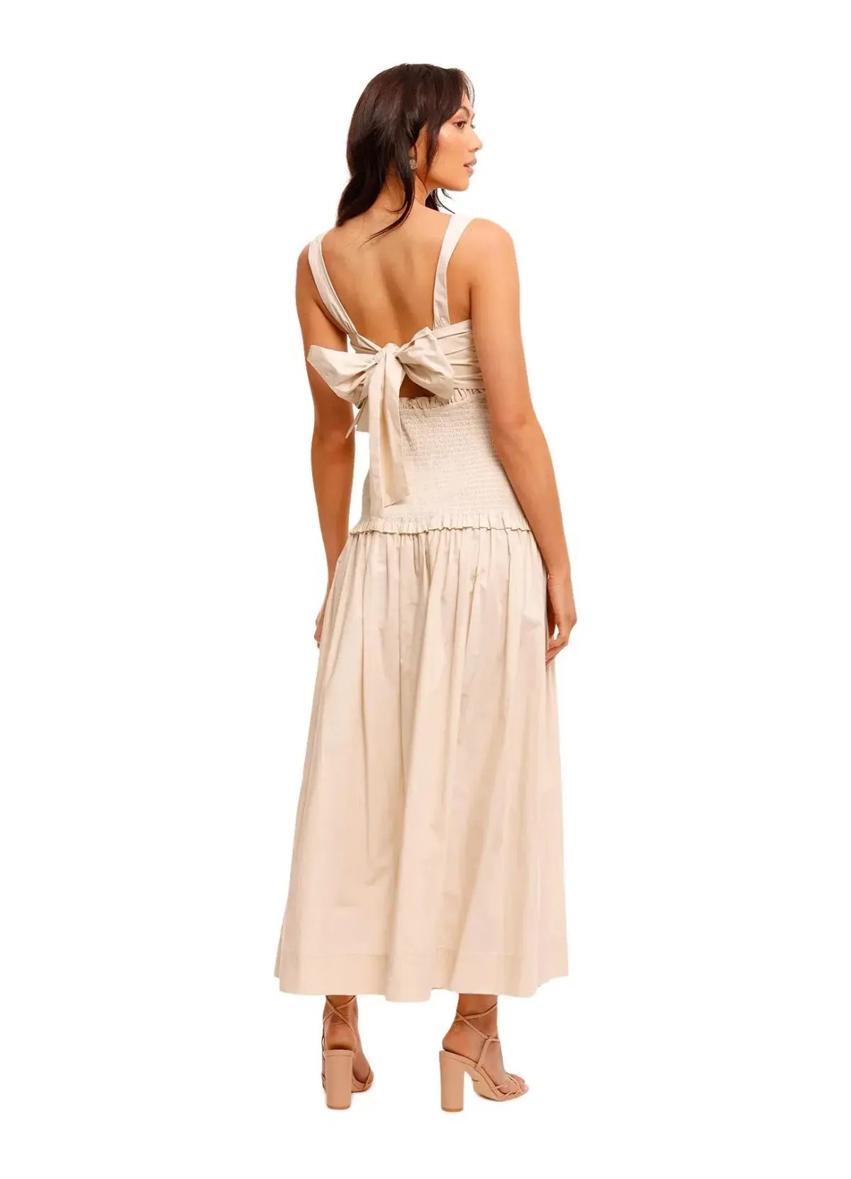 Bec & Bridge Minou Maxi Dress Beige Size 8 photo 3
