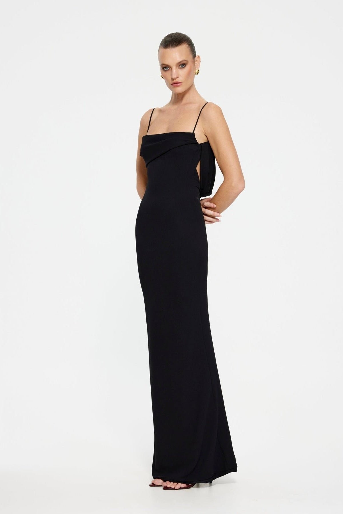 EFFIE KATS HAVILLAND GOWN - BLACK photo 2