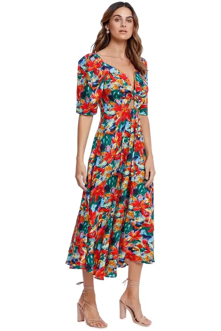 Elliatt Lexi Midi Dress Floral Size 14 photo 2