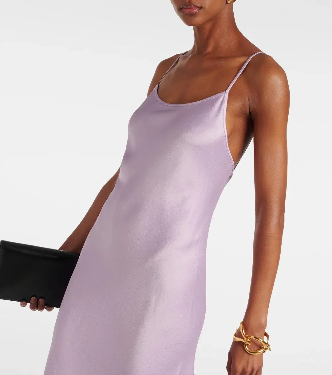 Victoria Beckham Satin Gown Petunia Size 10 photo 2