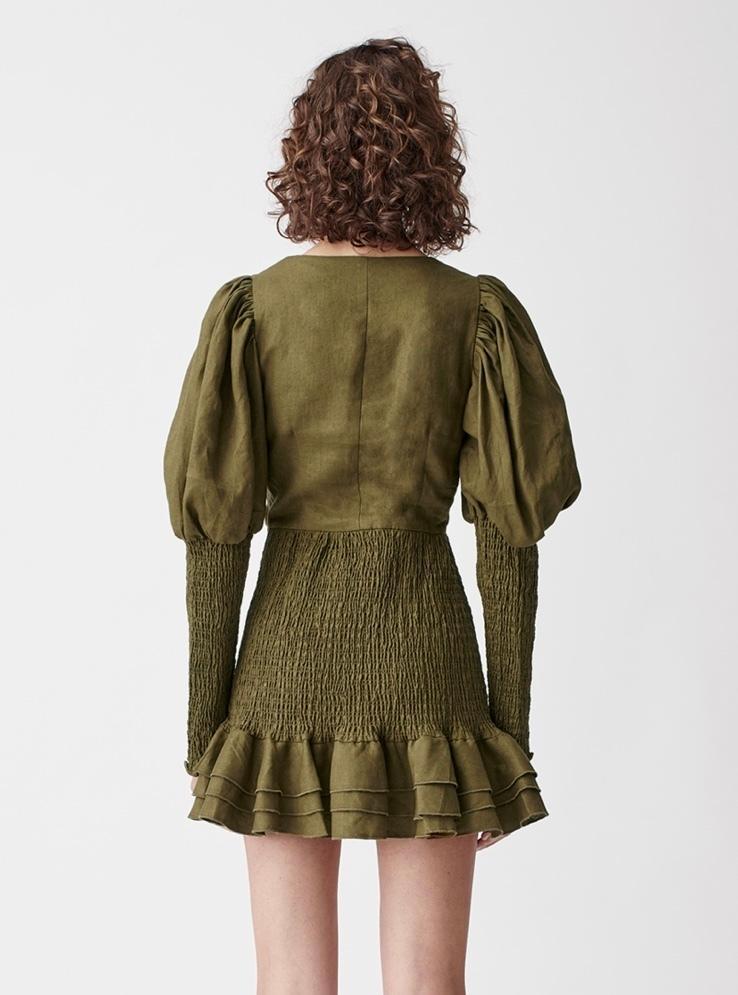Joslin Studio - Morgan linen mini dress size 6 photo 2