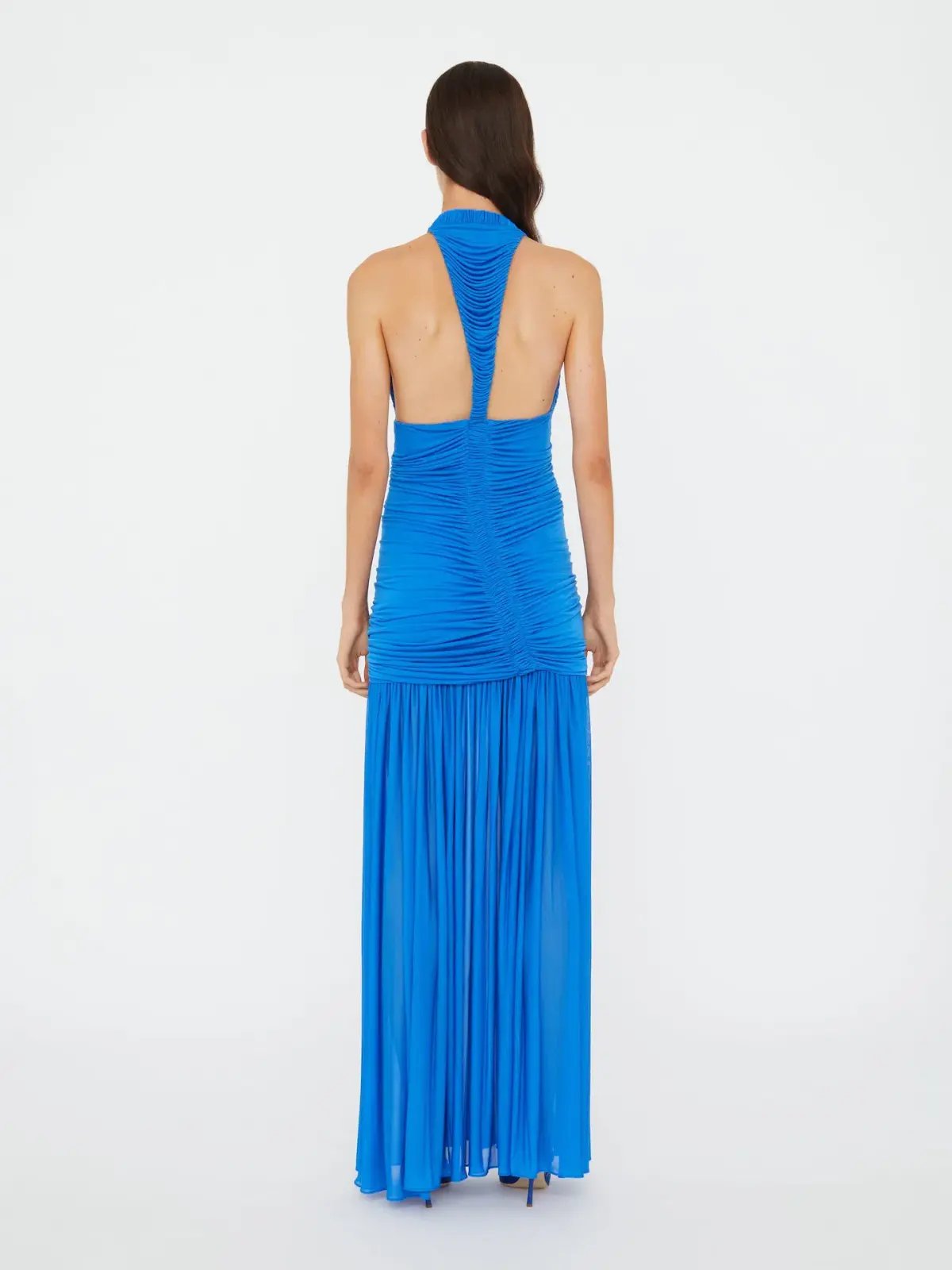 Christopher Esber Orion Gown in Lapis Blue Size 10 photo 2