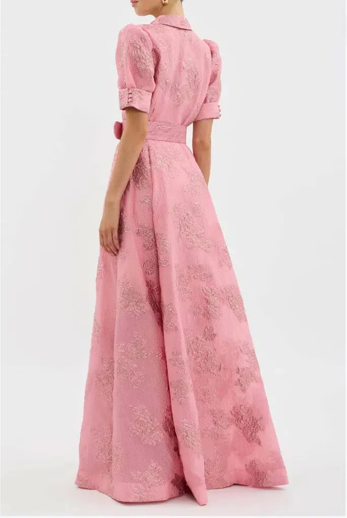 Rebecca Vallance Annette Button Gown; size 14; pink photo 2
