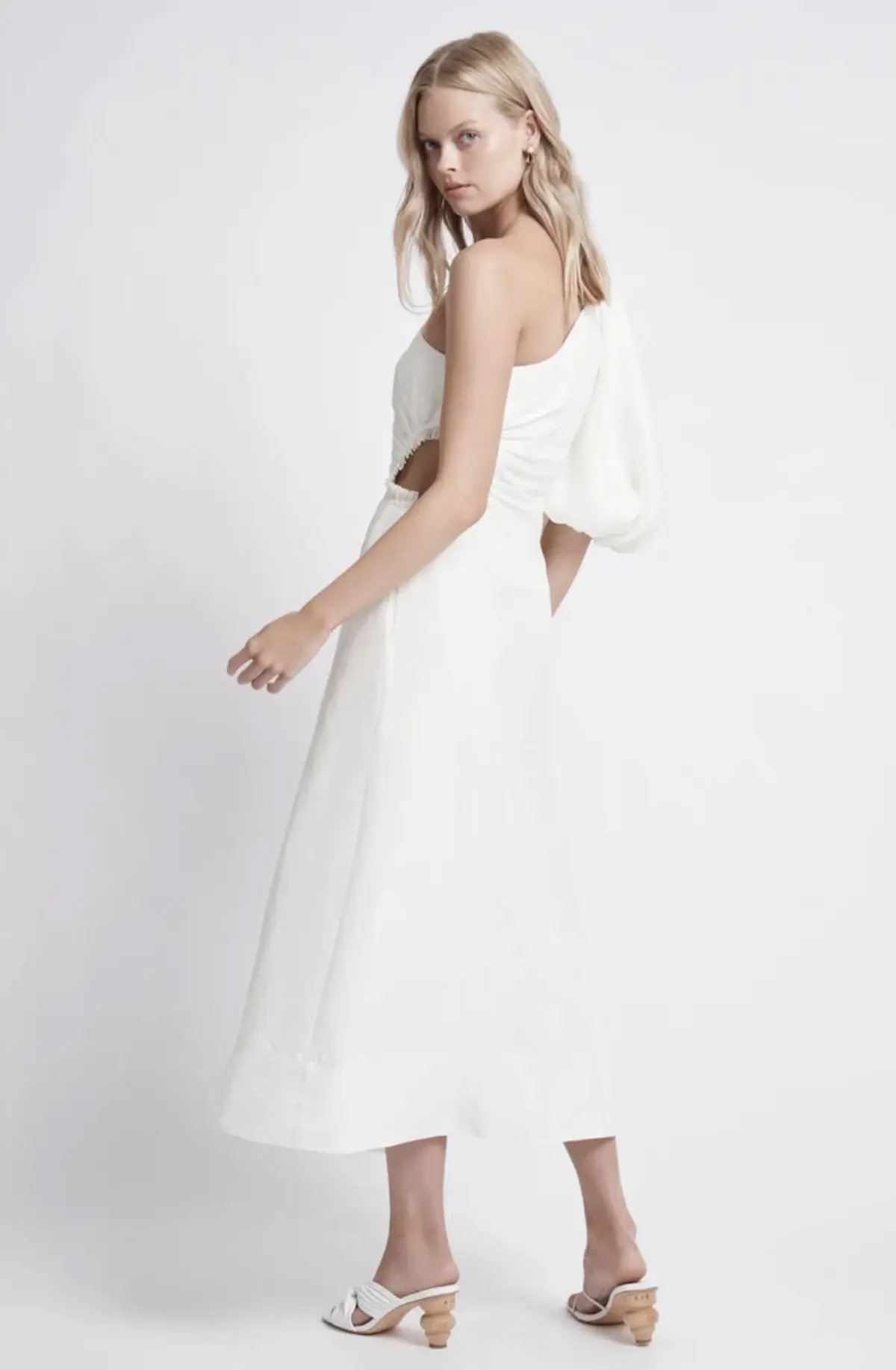 Aje Concept Dress White Size 10 photo 2