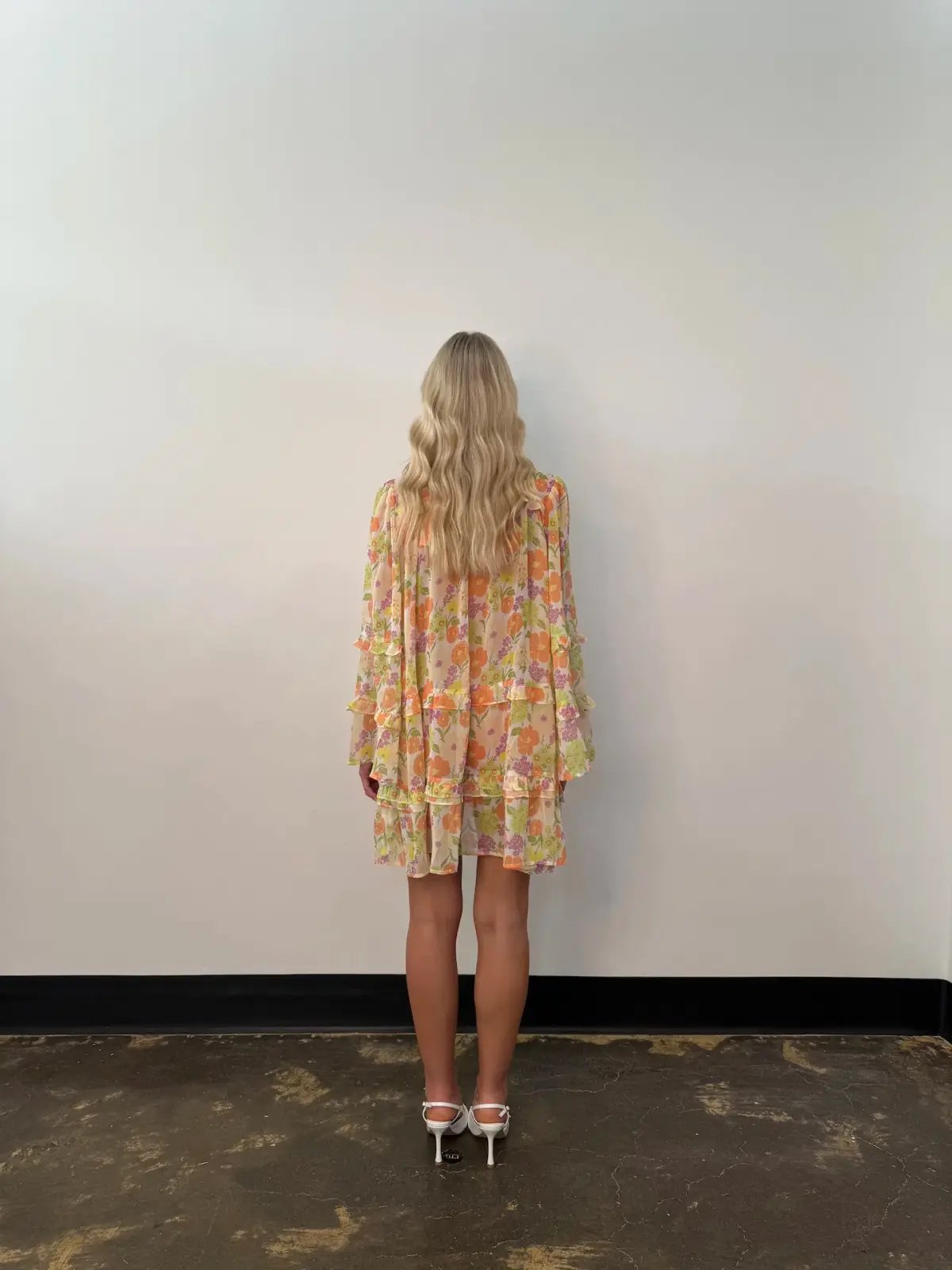 Bohemian Traders Sundance Flare Sleeve Mini in Multi Floral Size 10 photo 2