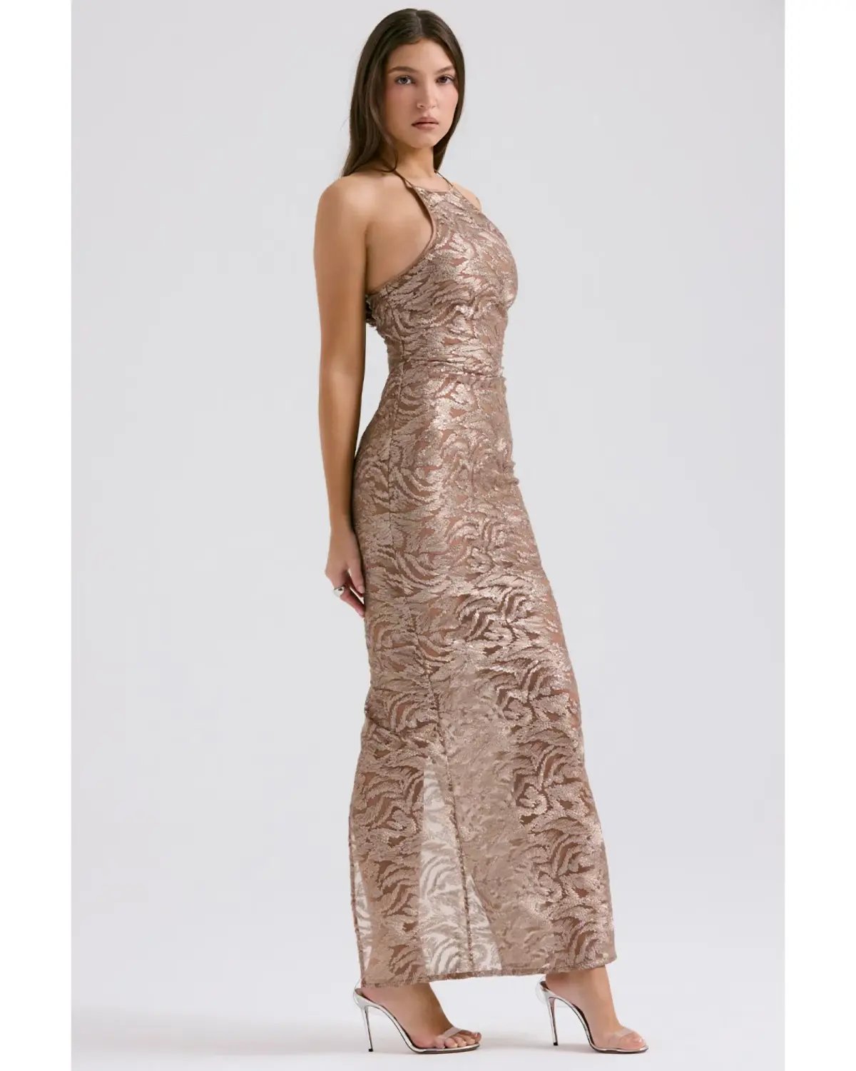 House of CB Giada Dress Rose Gold Size XS / AU 6 photo 2