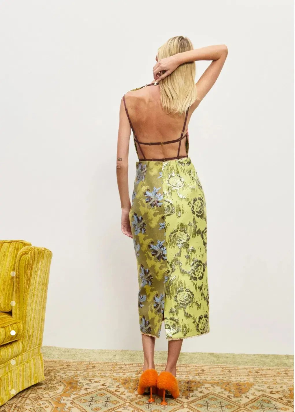 Alemais Adriana Jacquard Midi Gown Multi Size AU 10 photo 3