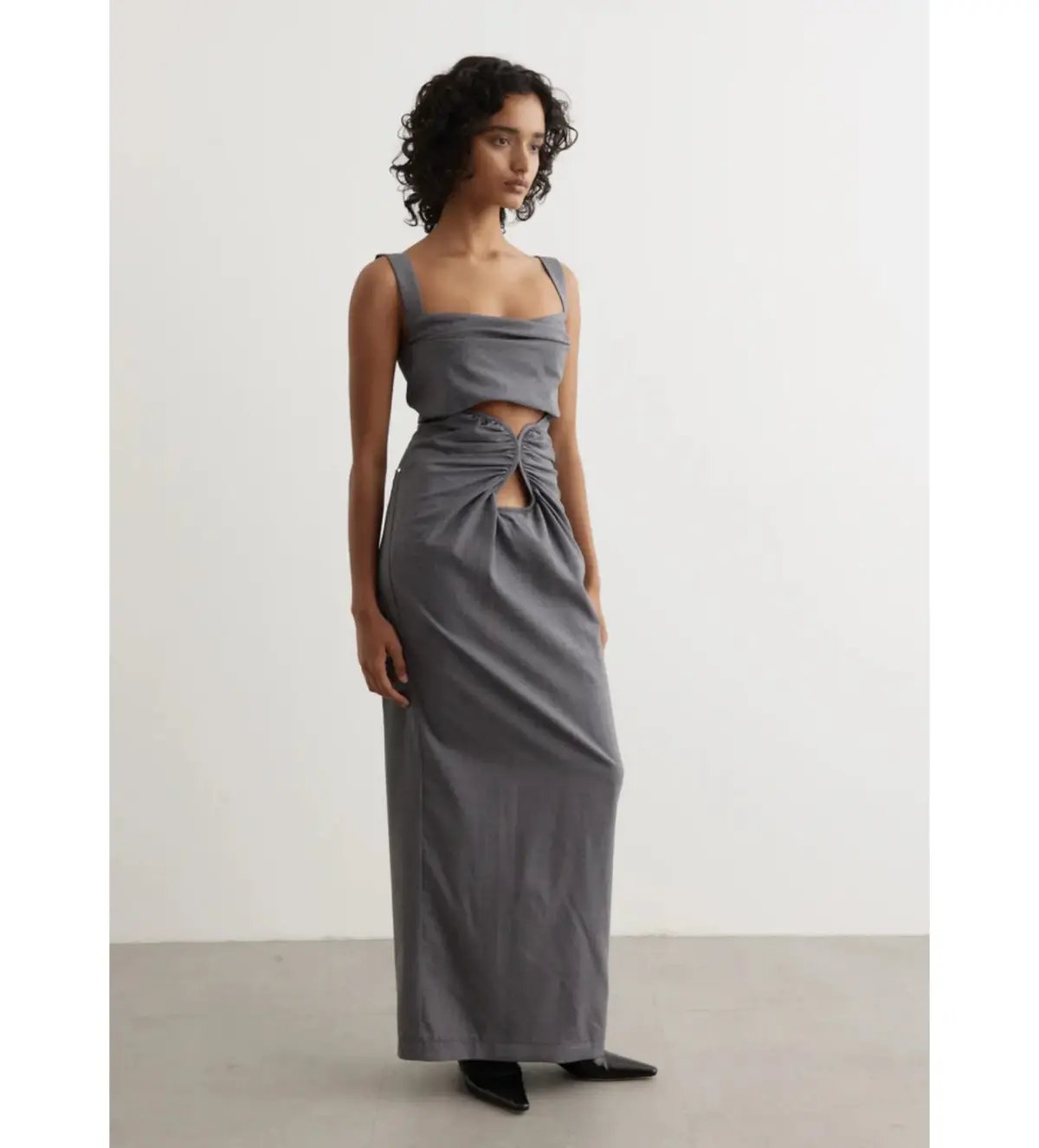 Paris Georgia Amara Bustier Top and Maxi Skirt Wool Size S / AU 8 photo 4