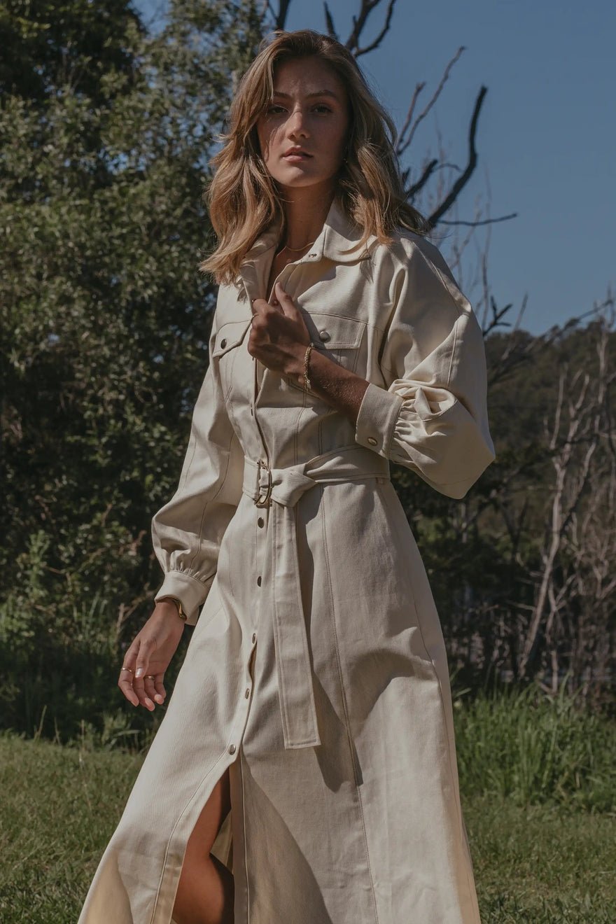Pasduchas Abundance Shirt Midi - Dove photo 3