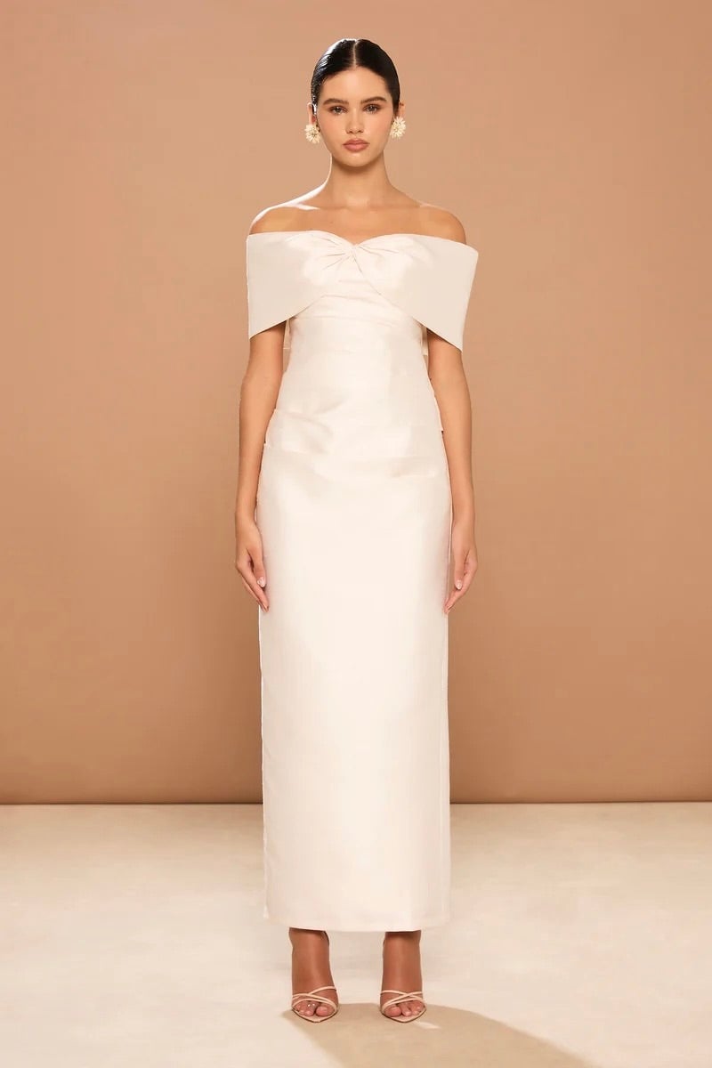Sonya Aspen Gown - Pearl photo 2