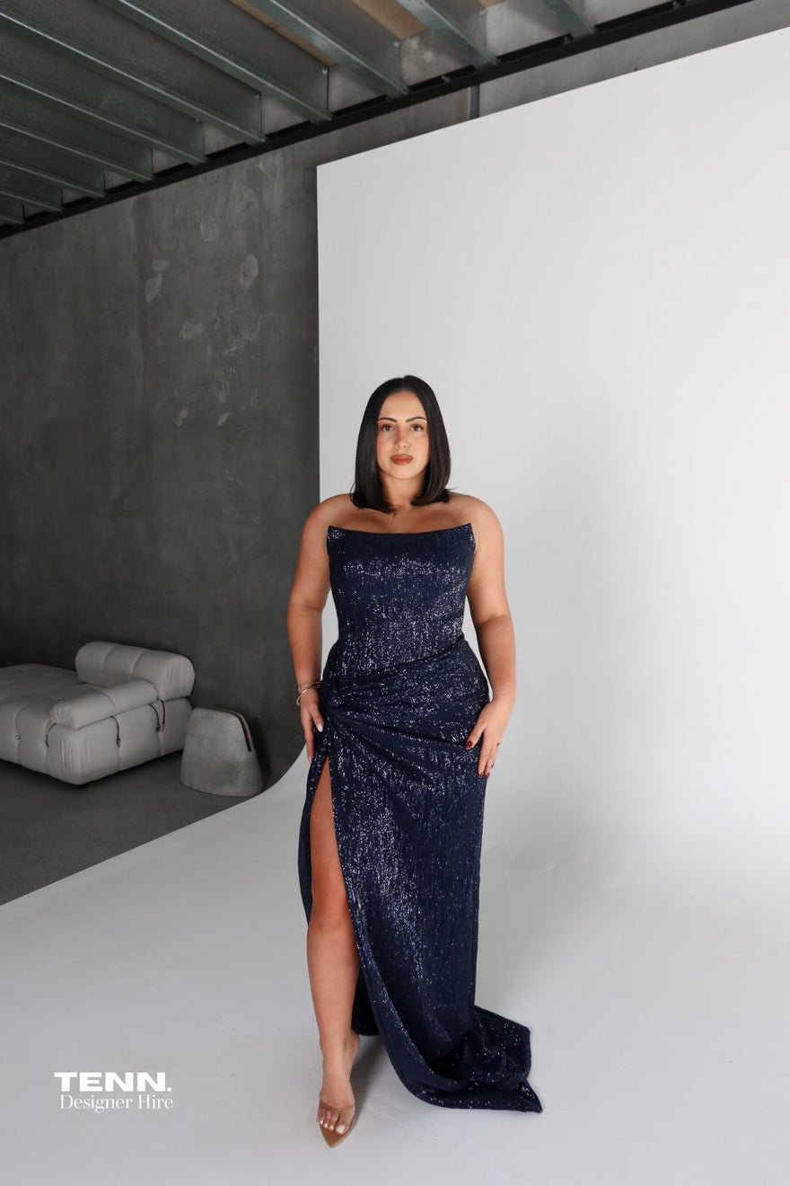 Lia Stublla Chanel Gown - Navy photo 2