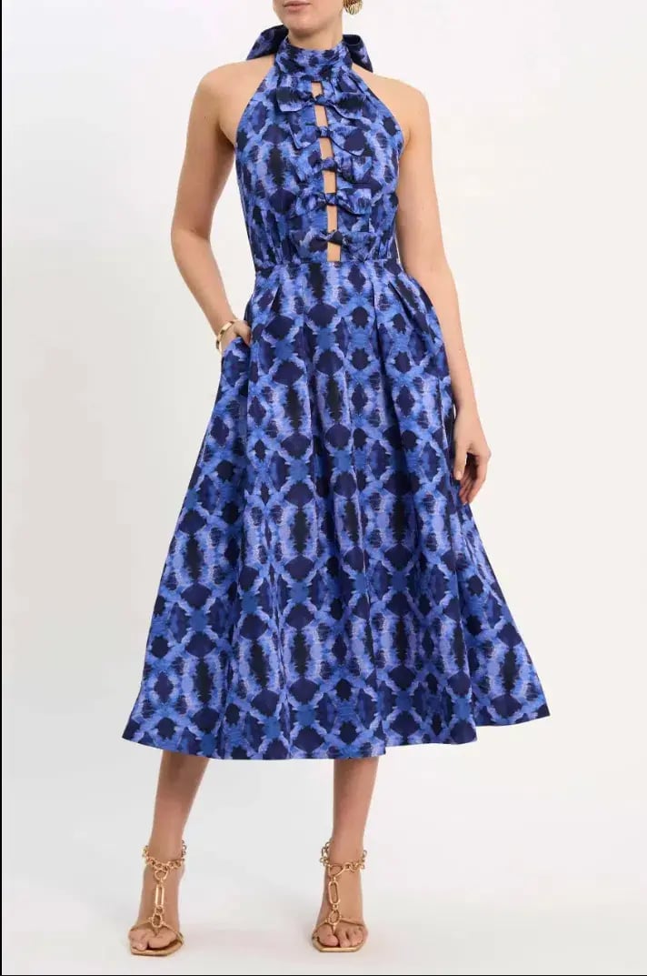 Rebecca Vallance - Shiloh Halter Midi Dress  - Size 16  (fits 14-16) photo 2
