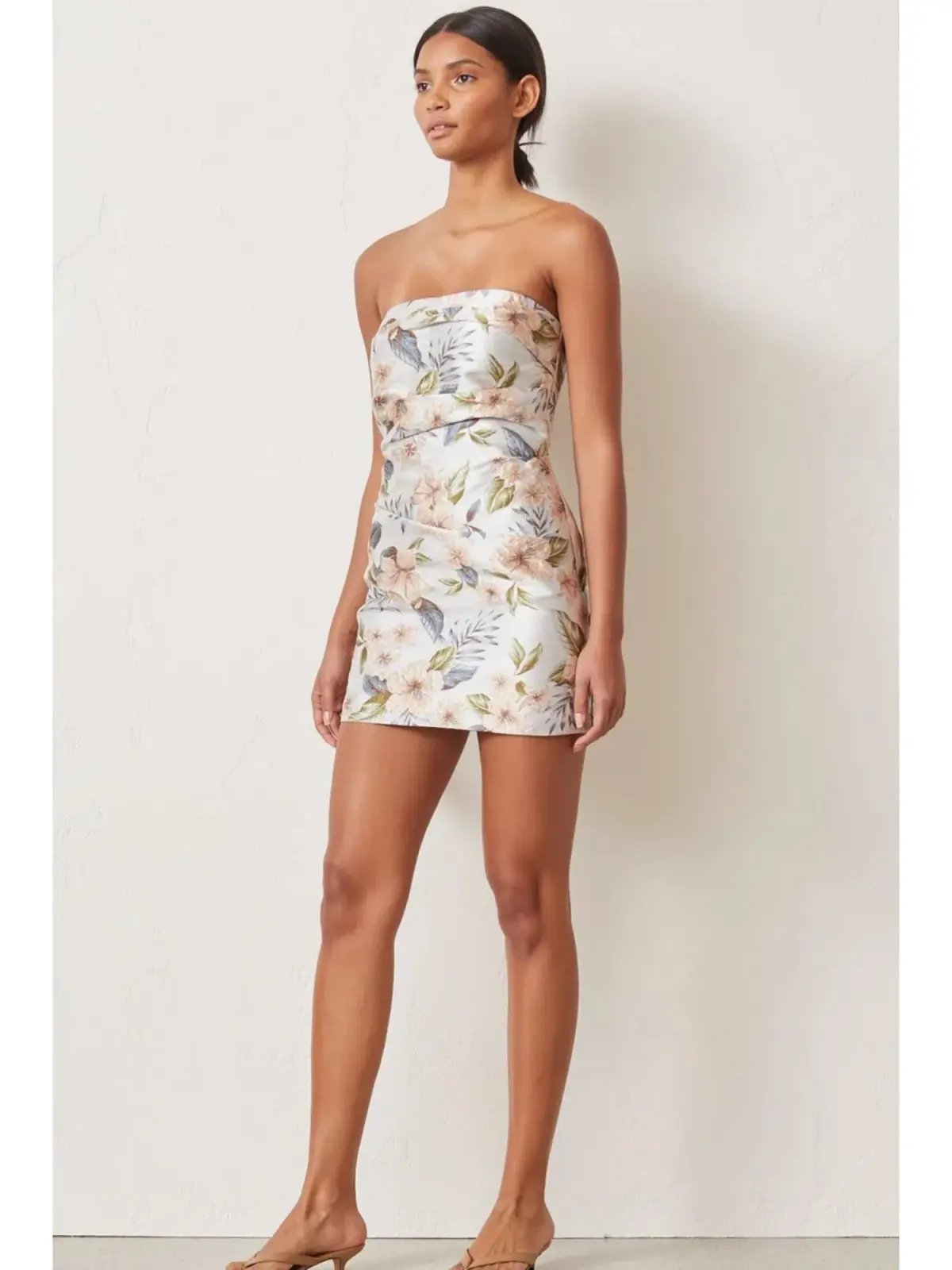 Bec & Bridge Fleurette Jacquard Mini Dress Print Size AU 6 photo 2