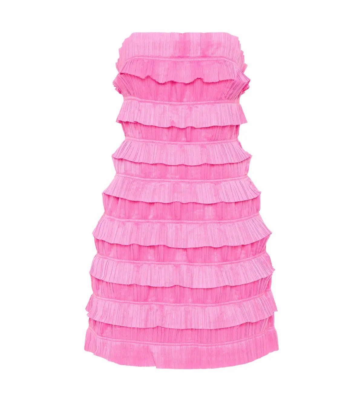 Aje Palladium Ruffled Mini Dress Muted Fuchsia Size S AU 8 photo 5