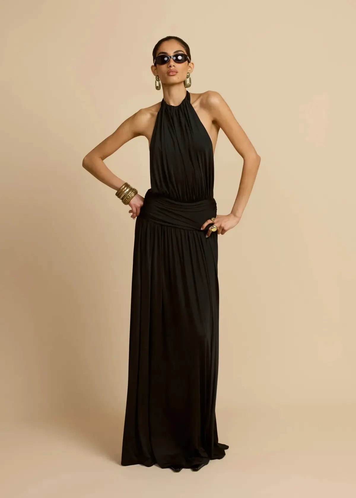 Arcina Ori Santina Maxi Dress Black Size M / AU 10 photo 4