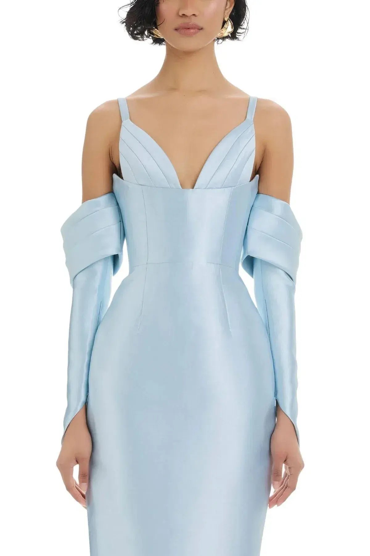 Eliya the Label Annalise Midi Dress Blue Size 10 photo 2