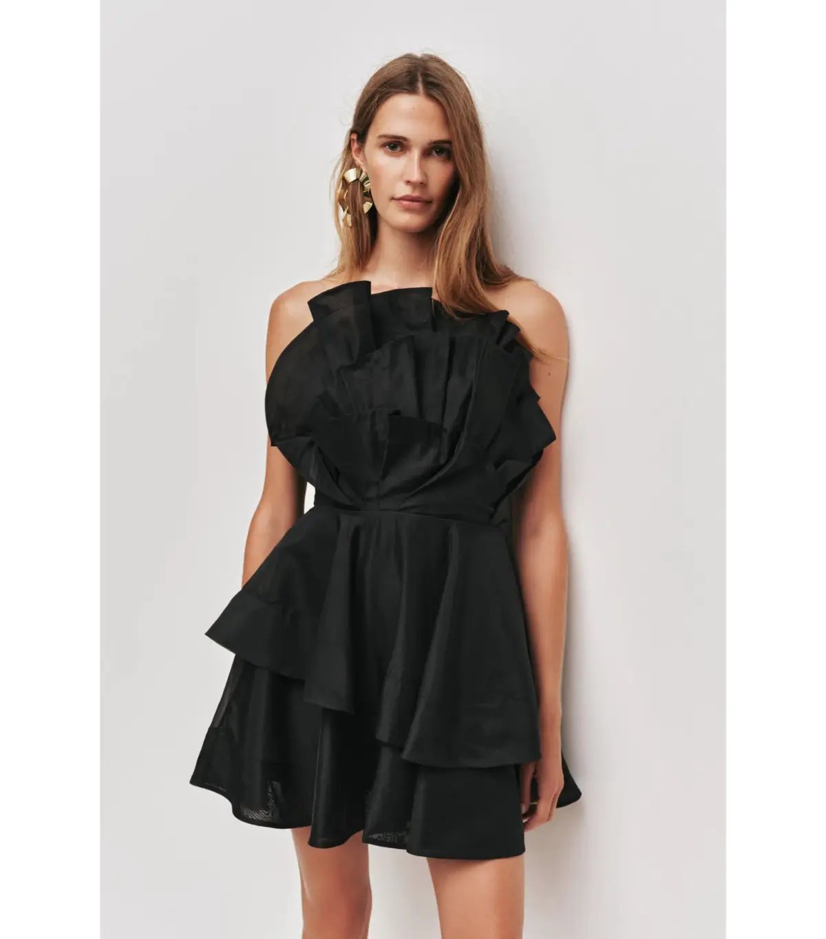 Aje Selestia Mini Dress Black Size AU 10 photo 2