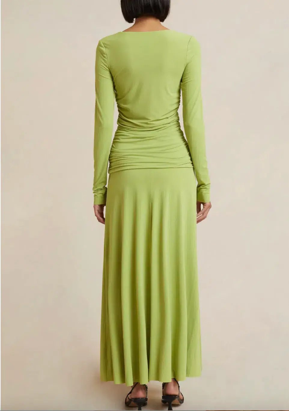 Bec & Bridge  Myla Long Sleeve Maxi Dress Green Size 8 / S photo 4