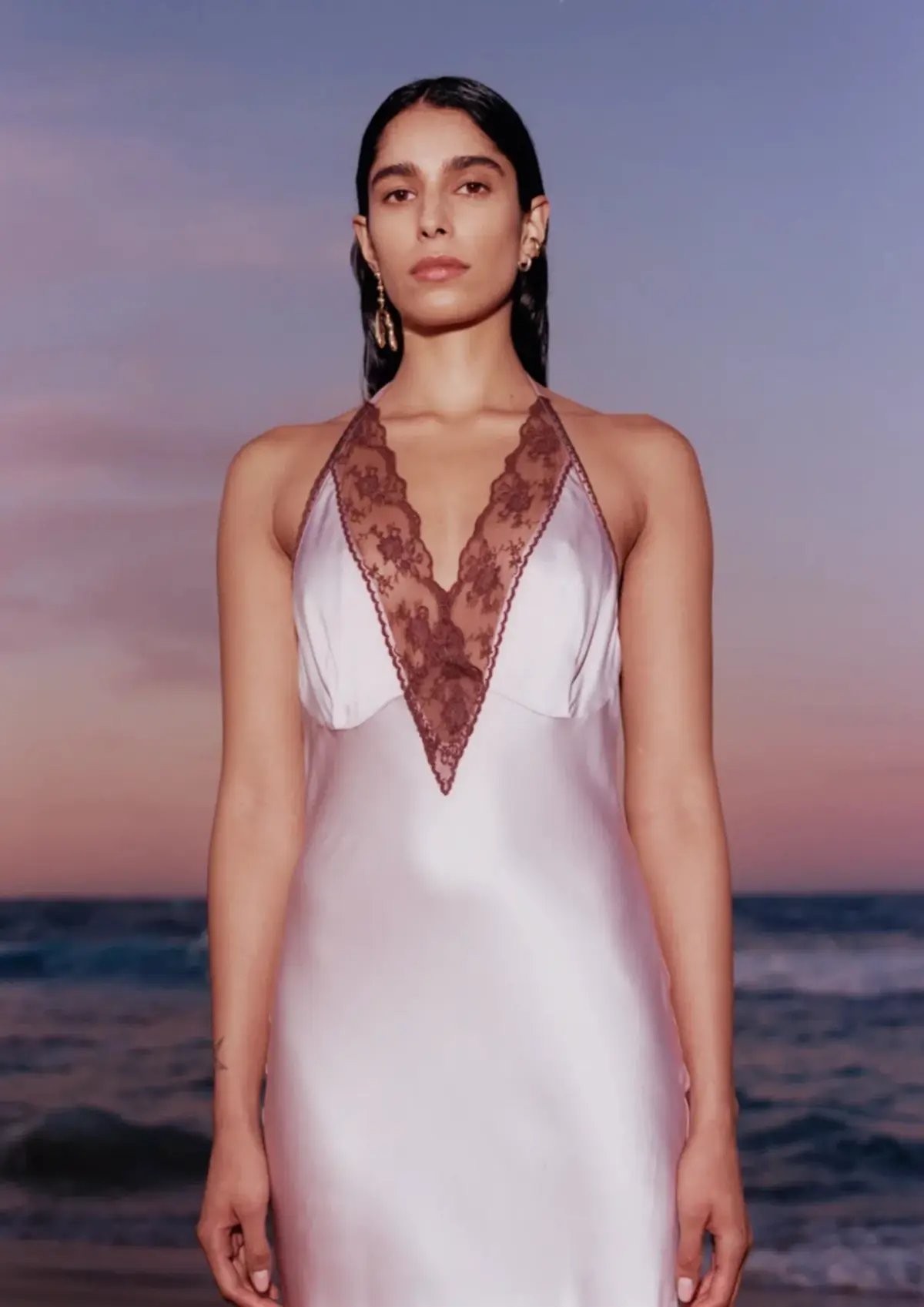 Sir The Label Aries Halter Dress Lilac Size 0/ AU 6 photo 4