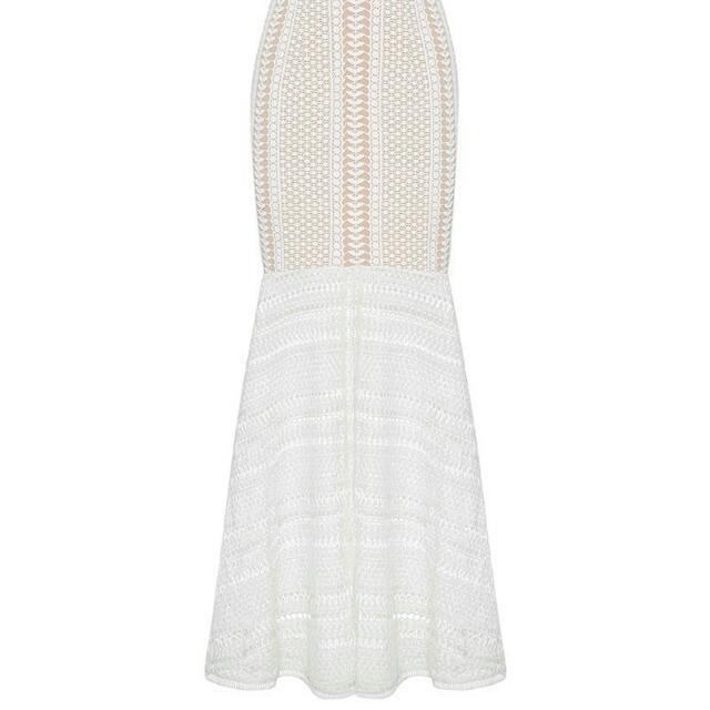 Sheike Horizons White Lace Maxi Dress photo 4