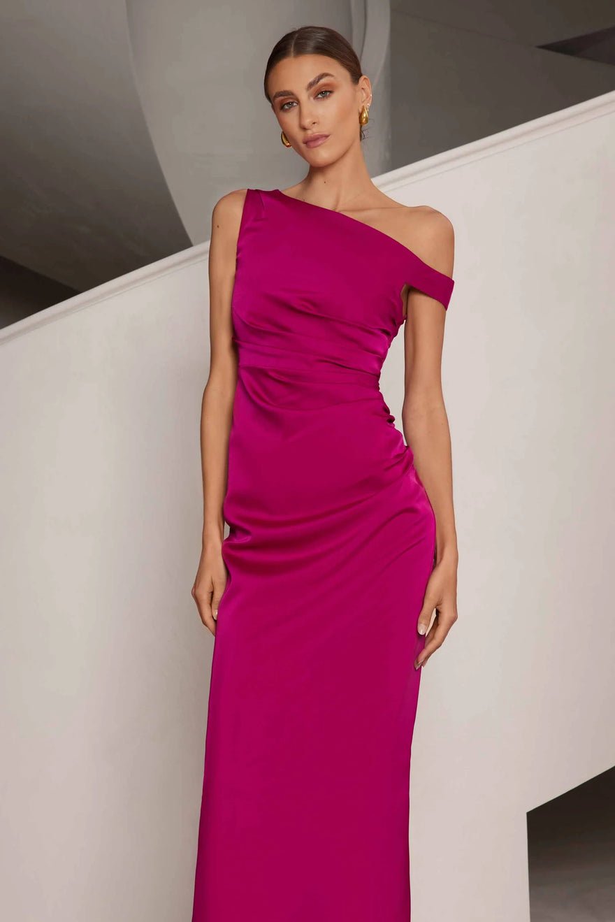 Elle Zeitoune Kaira Dress - Mulberry Pink photo 3