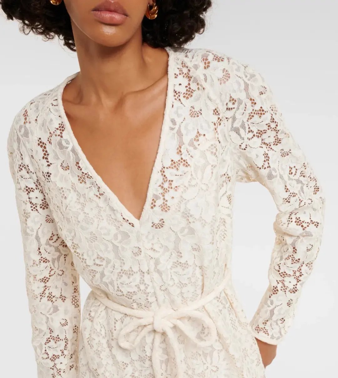 Zimmermann Matchmaker Lace Maxi Dress Cream Size 3/AU 14 photo 3
