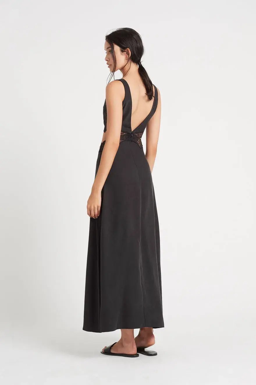 Sir the Label Alma Cut Out Dress Black Size 0/Au 6 photo 2