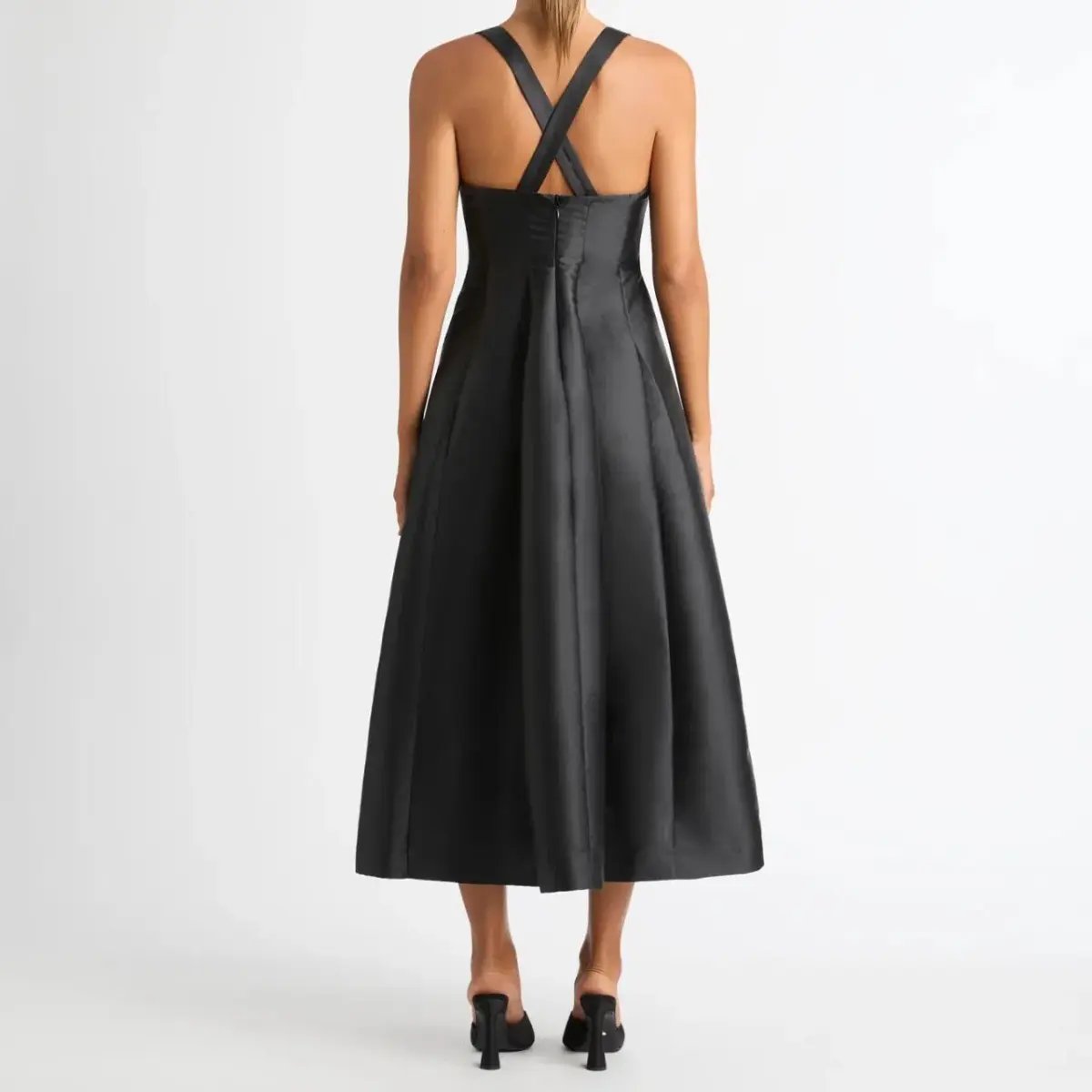 Sheike Karolina Midi Dress Black Size 16 photo 4