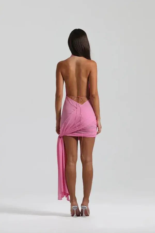 Natalie Rolt Anastasia Mini Dress in Pink Size 8 photo 3