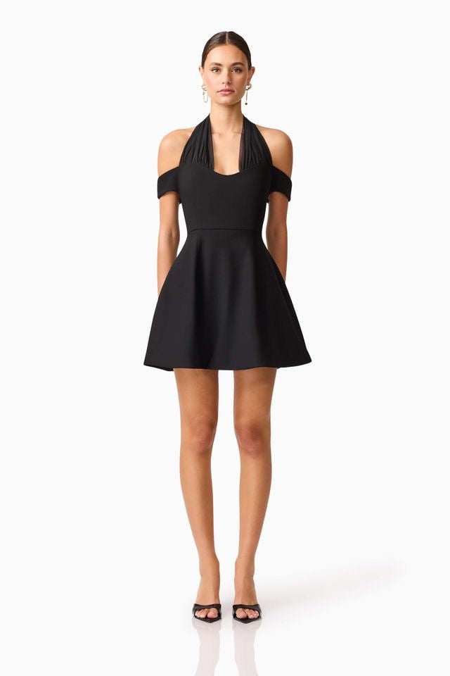 Elliatt Ruby Mini Dress - Black photo 4
