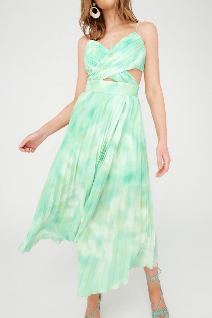 Sheike Daydream Pleat Dress Mint Size 10 photo 2