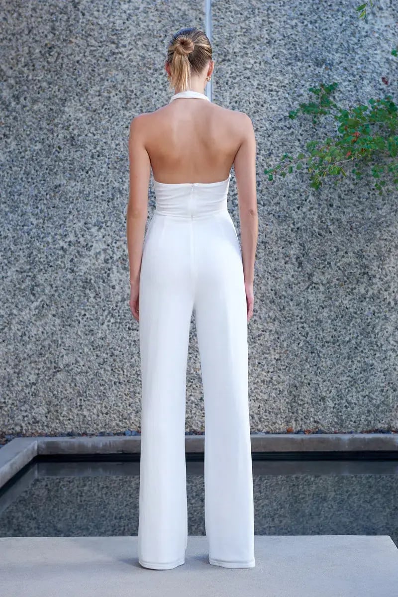 Misha Laurens Jumpsuit Ivory Size 6 photo 2